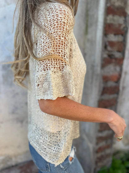 Carol | Luchtig gebreid vest