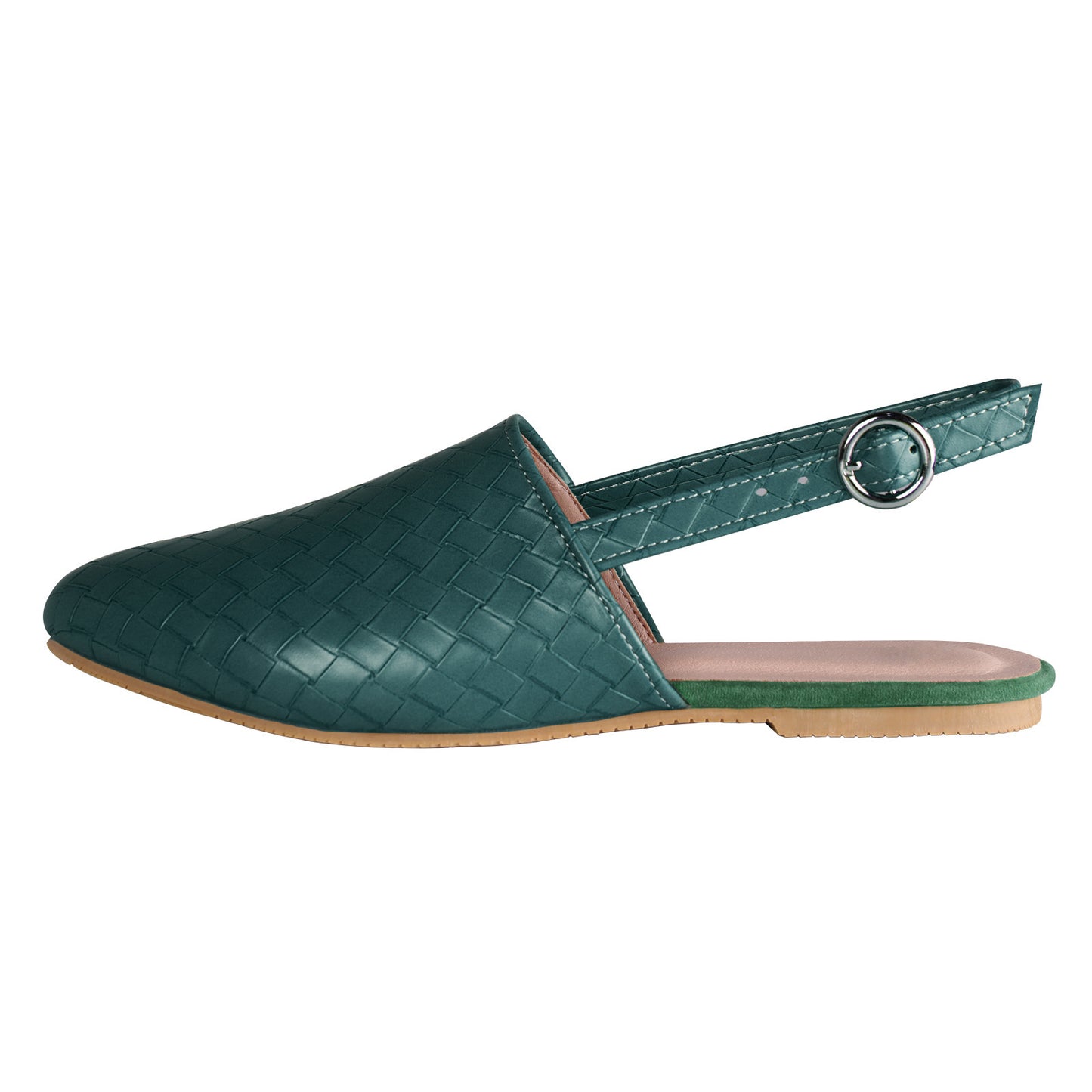 Ava | Gevlochten slingback instapper