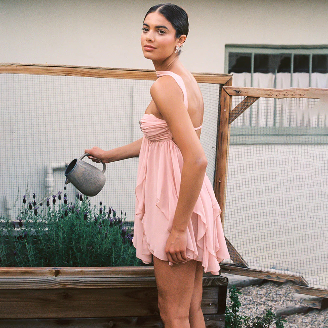 Aria | Romantische halterjurk met zomerse flair