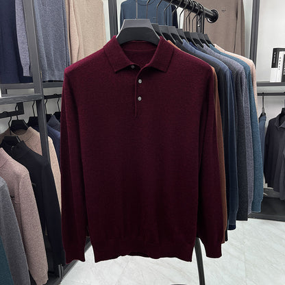 Mauro | Poloshirt met lange mouwen