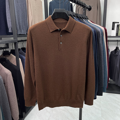 Mauro | Poloshirt met lange mouwen