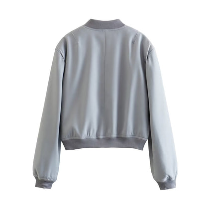 Senna | Minimal bomber met utility pockets
