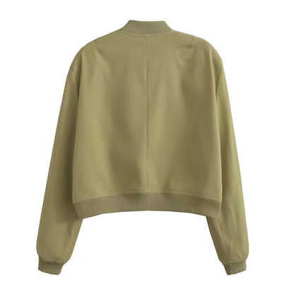 Senna | Minimal bomber met utility pockets