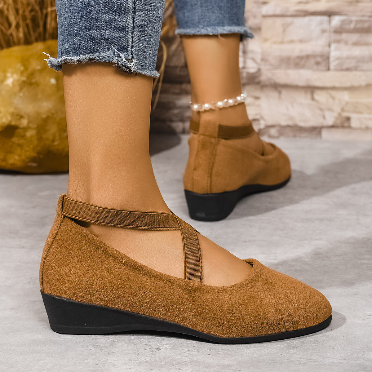 Aveline | Ballerines élégantes à brides croisées