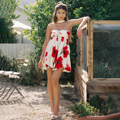 Aria | Romantische halterjurk met zomerse flair