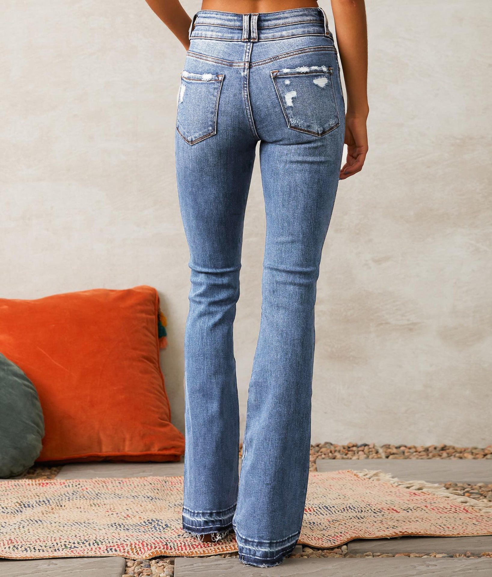 Eléane | Jean bootcut taille haute sculptant