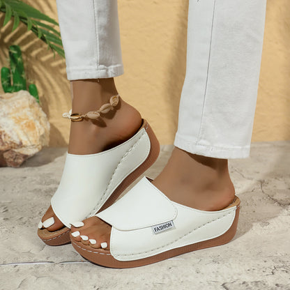 Noelle | Comfort sandalen met verhoogde zool