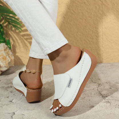 Noelle | Comfort sandalen met verhoogde zool
