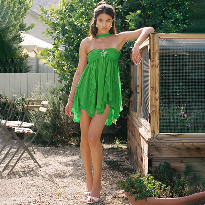 Aria | Romantische halterjurk met zomerse flair