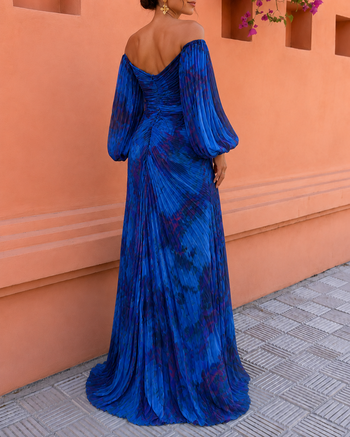 Aurélie | Robe Longue Plissée