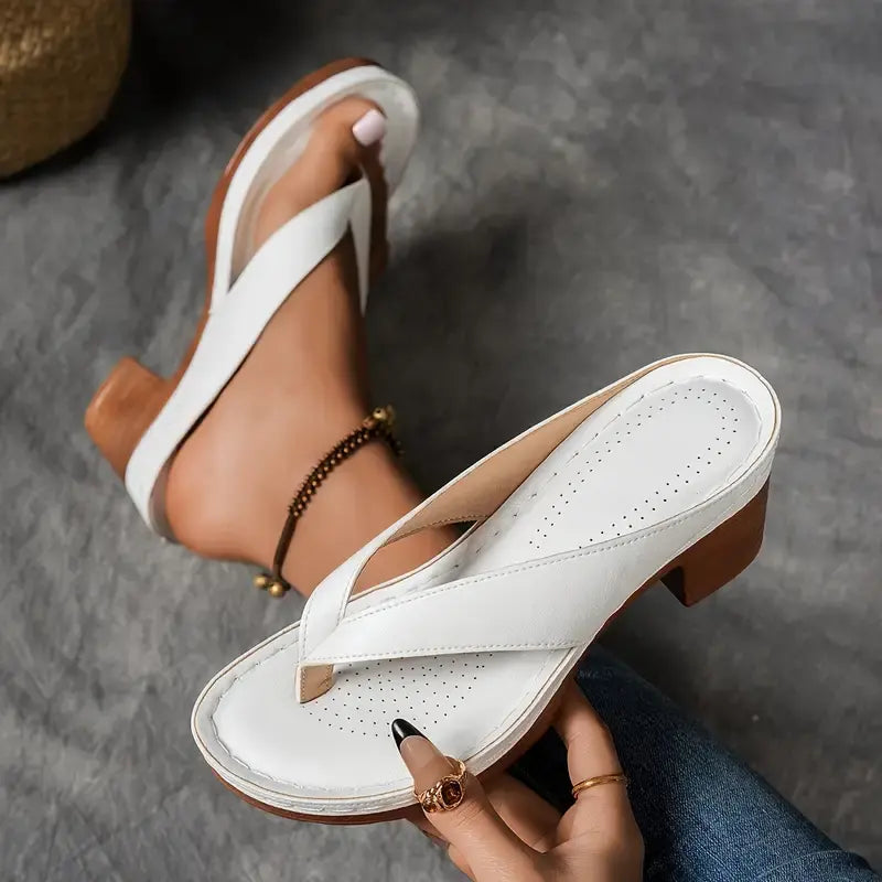 Murielle | Sandales à Talon Minimalistes