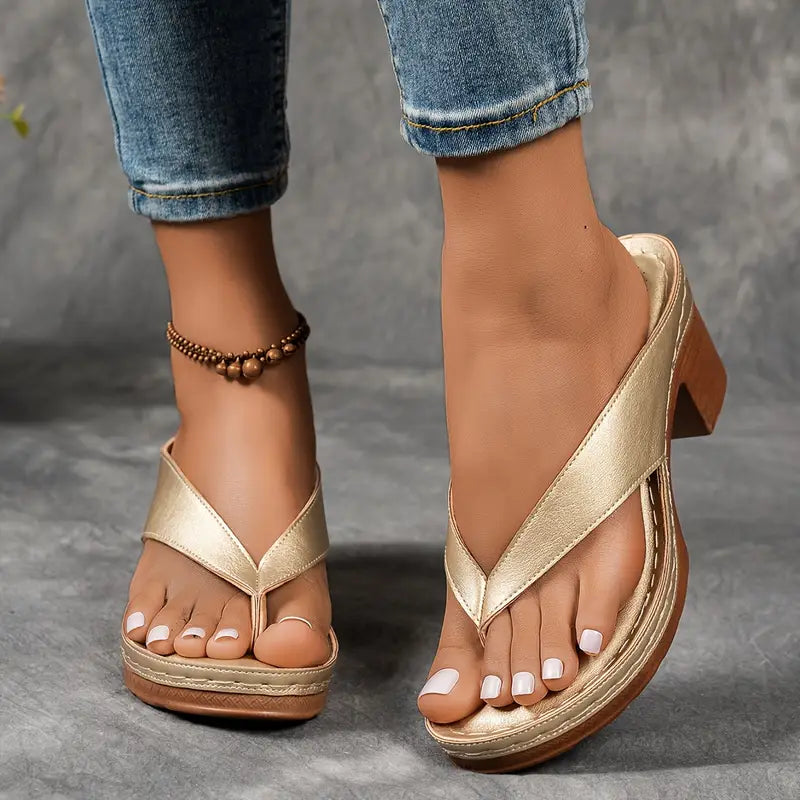 Murielle | Sandales à Talon Minimalistes