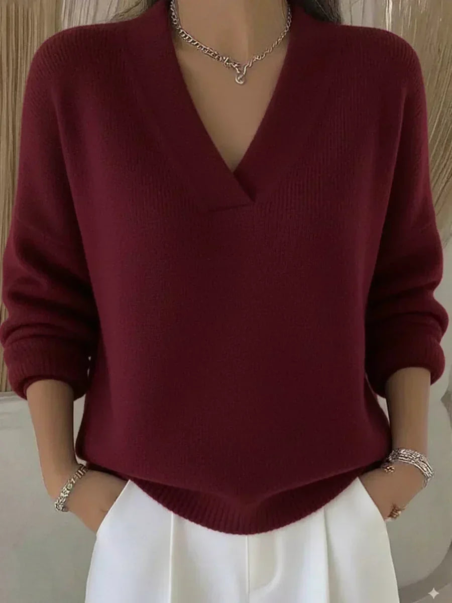 Violeta | Pull Ample avec Col en V