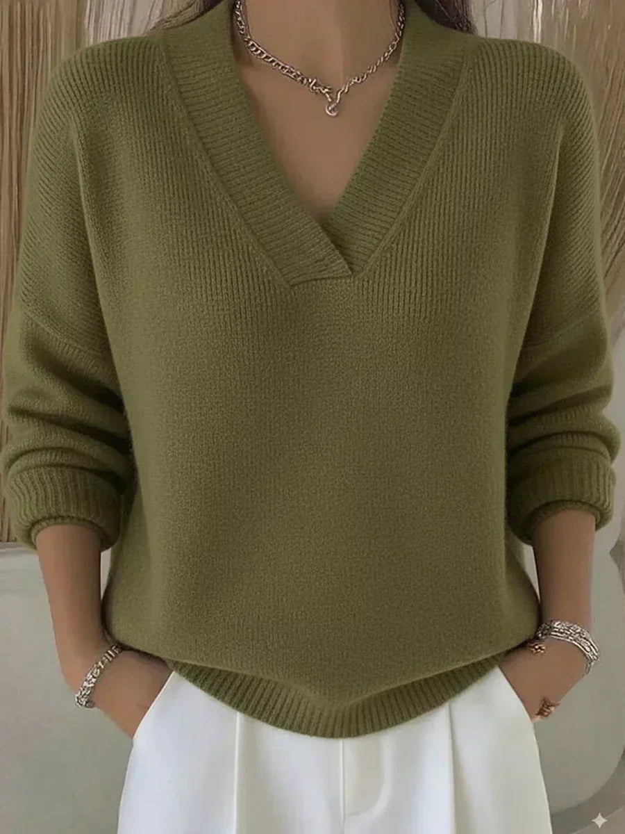 Violeta | Pull Ample avec Col en V