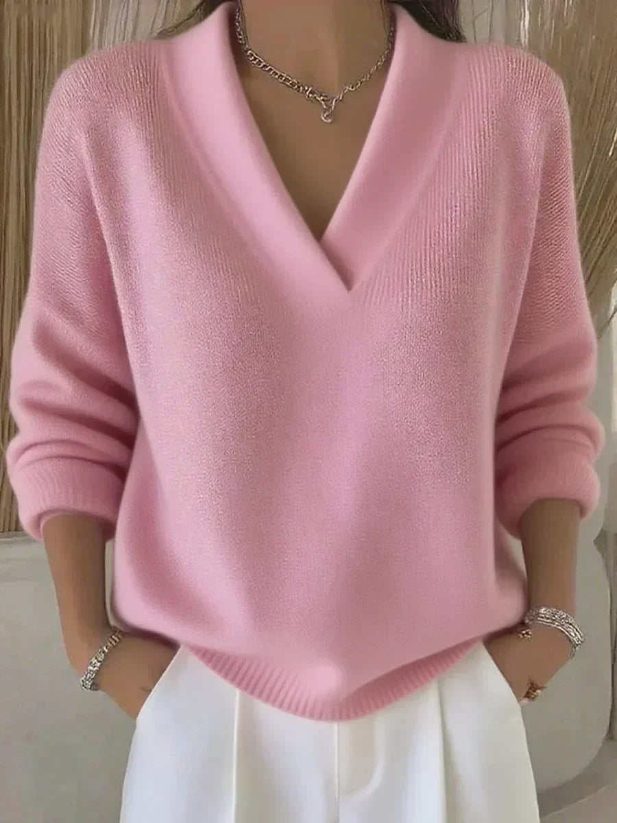 Violeta | Pull Ample avec Col en V