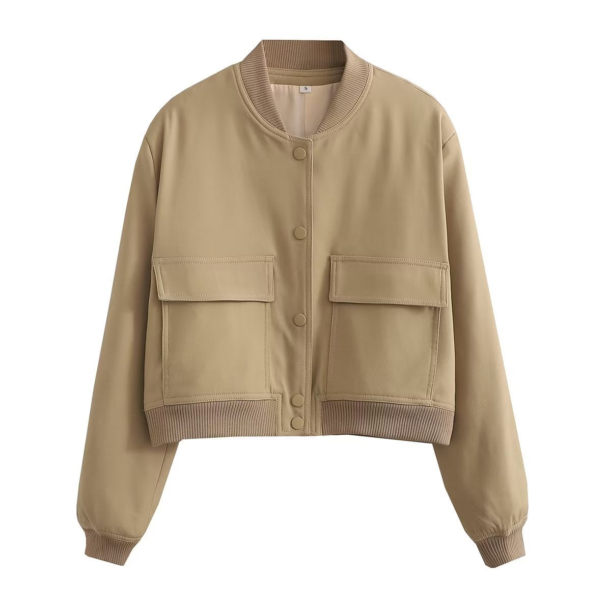 Senna | Minimal bomber met utility pockets
