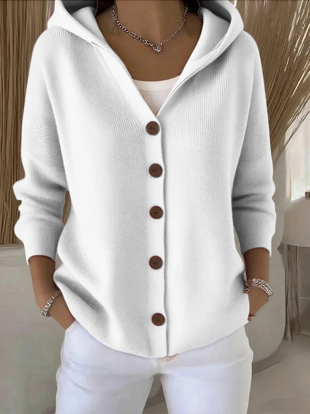 Rocío | Veste en Tricot avec Capuche