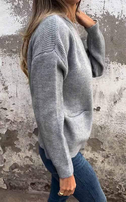 Lorine | Casual knit vest met ritssluiting