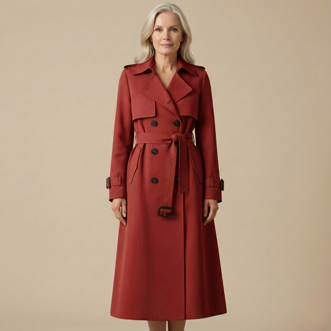 Madeleine | Trench long classique ceinturé