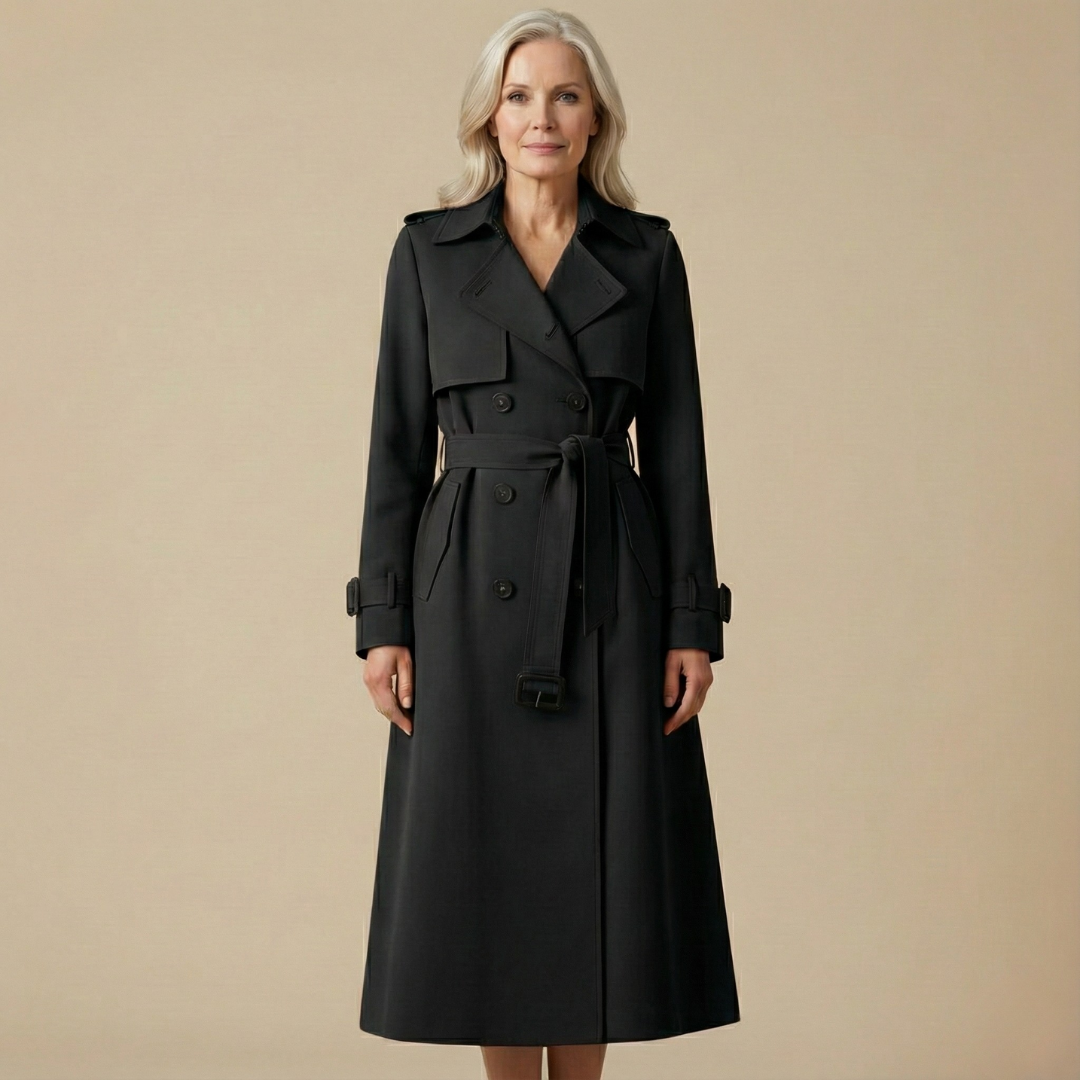 Madeleine | Trench long classique ceinturé