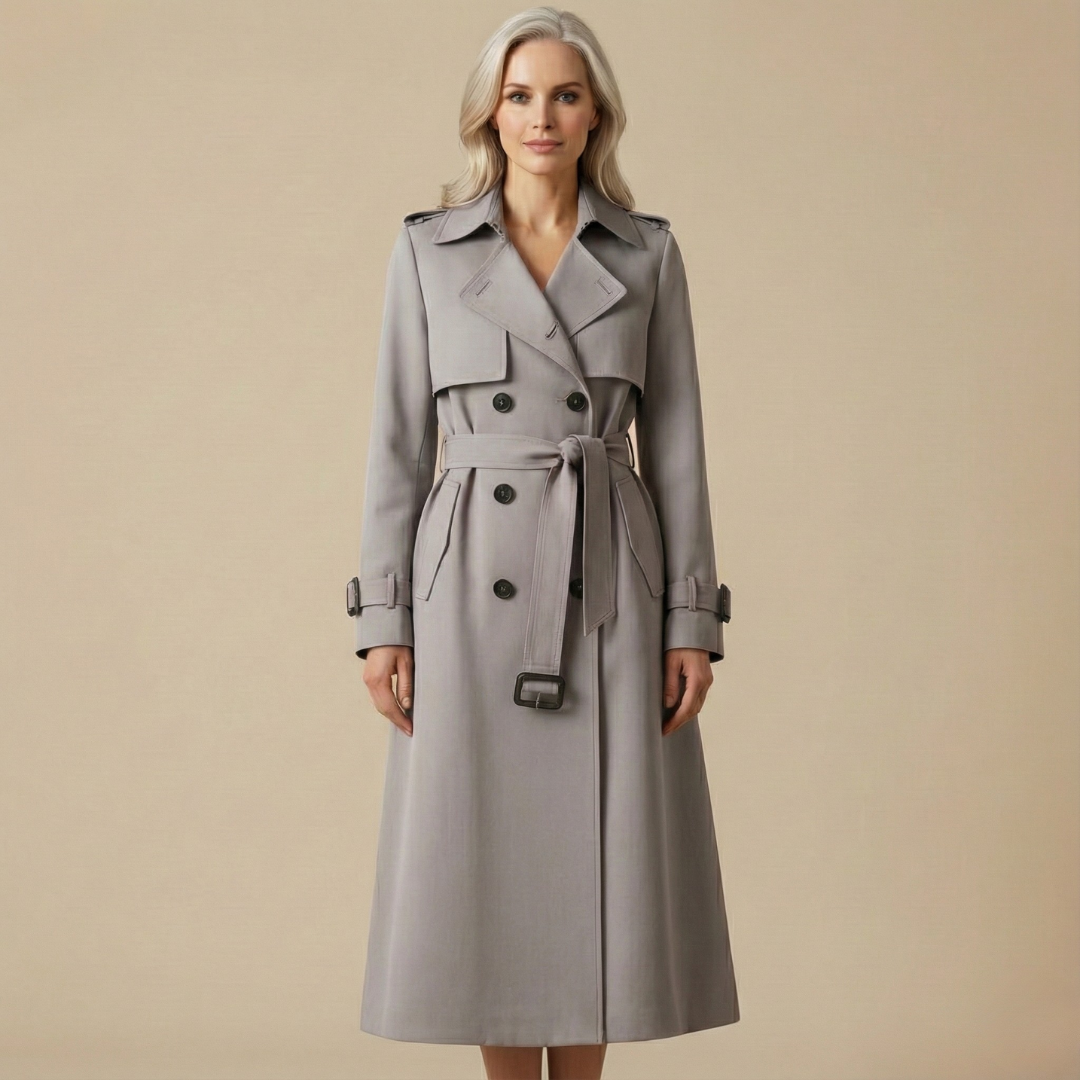 Madeleine | Trench long classique ceinturé
