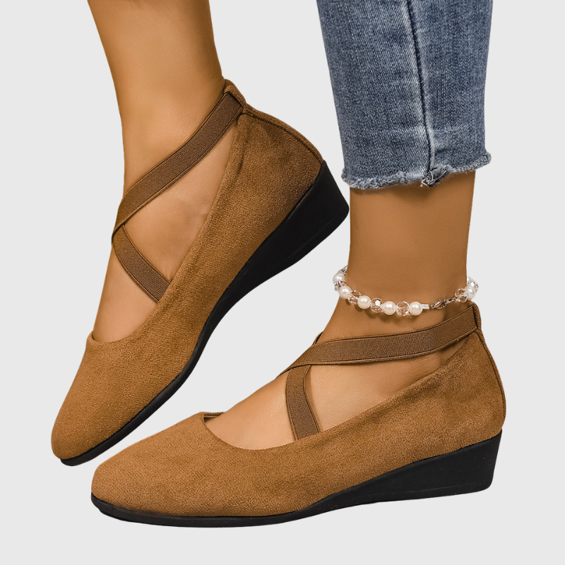 Aveline | Ballerines élégantes à brides croisées