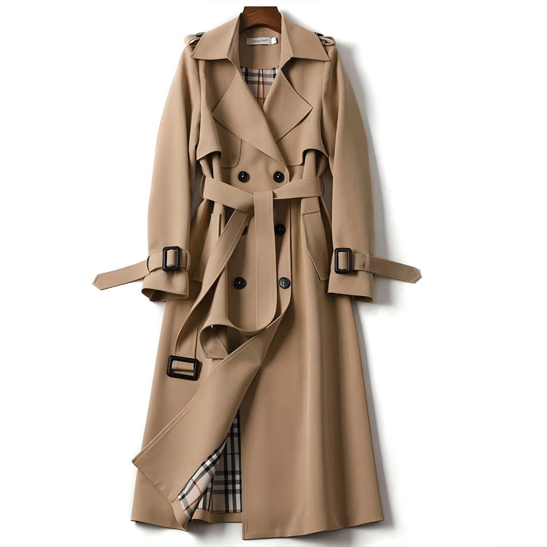 Euphémie | Trench élégant et intemporel à ceinture