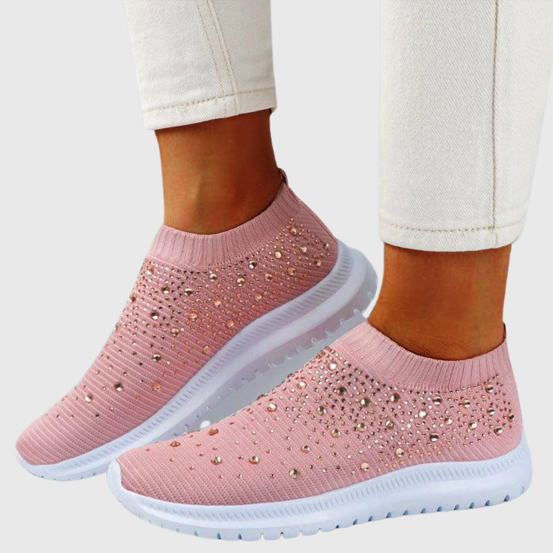 Rosalie | Baskets légères avec détails strass