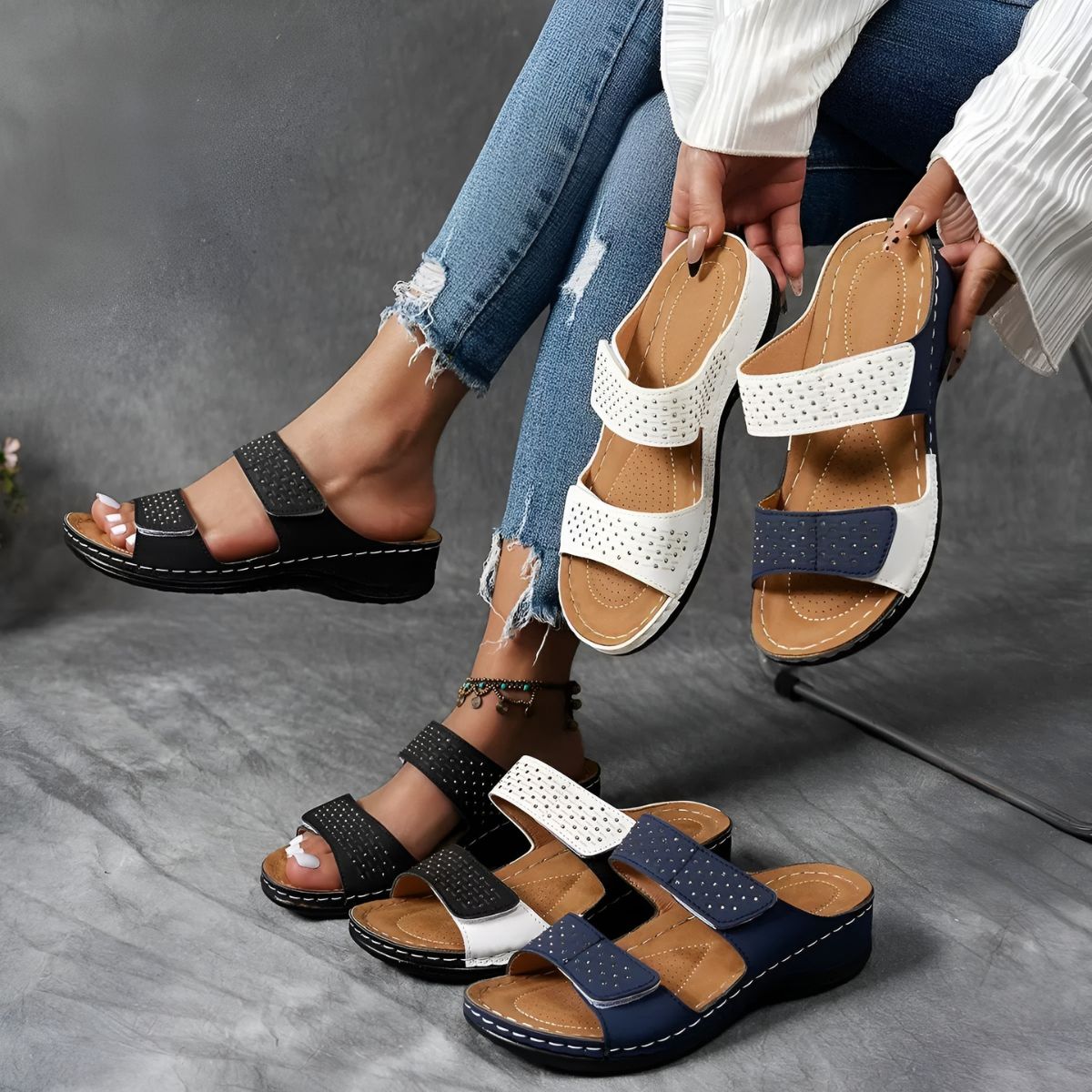 Clara | Sandales ajustables confort