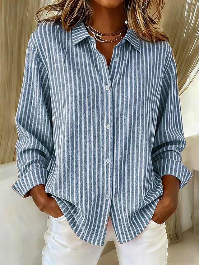 Jimena | Chemise Rayée avec Boutons