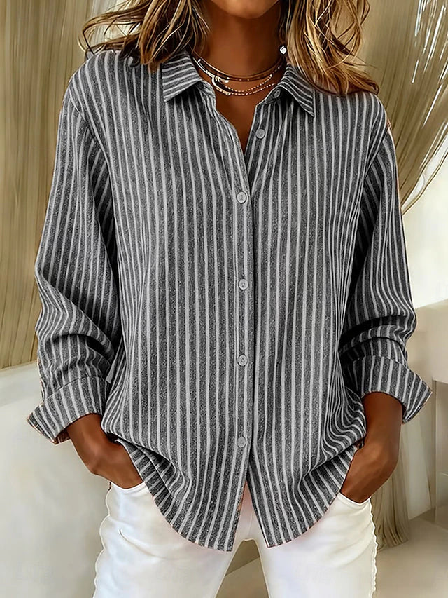 Jimena | Chemise Rayée avec Boutons