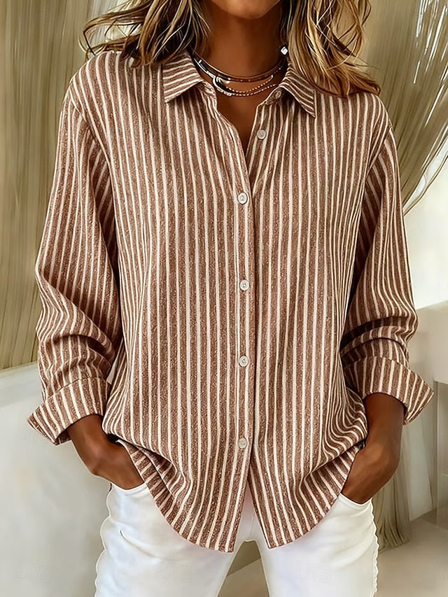Jimena | Chemise Rayée avec Boutons