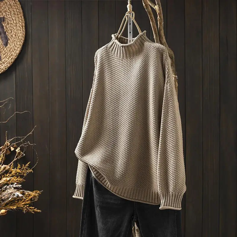 Élodie | Pull Ample en Maille Texturée