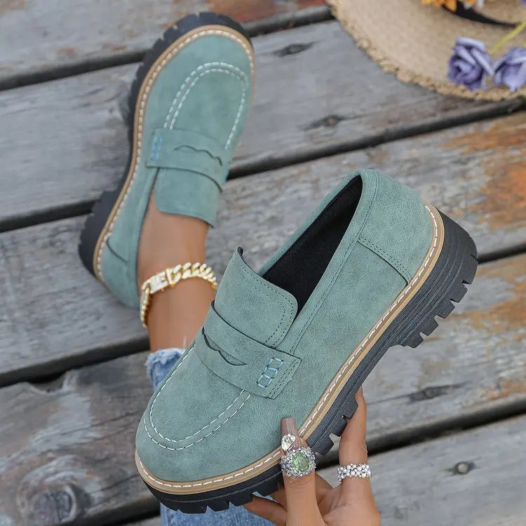 Sophie | Mocassins Confort à Semelle Épaisse
