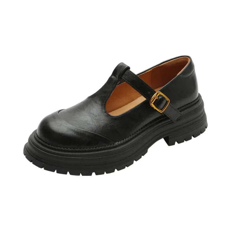 Emilia | Chaussures Mary Jane avec Boucle Dorée