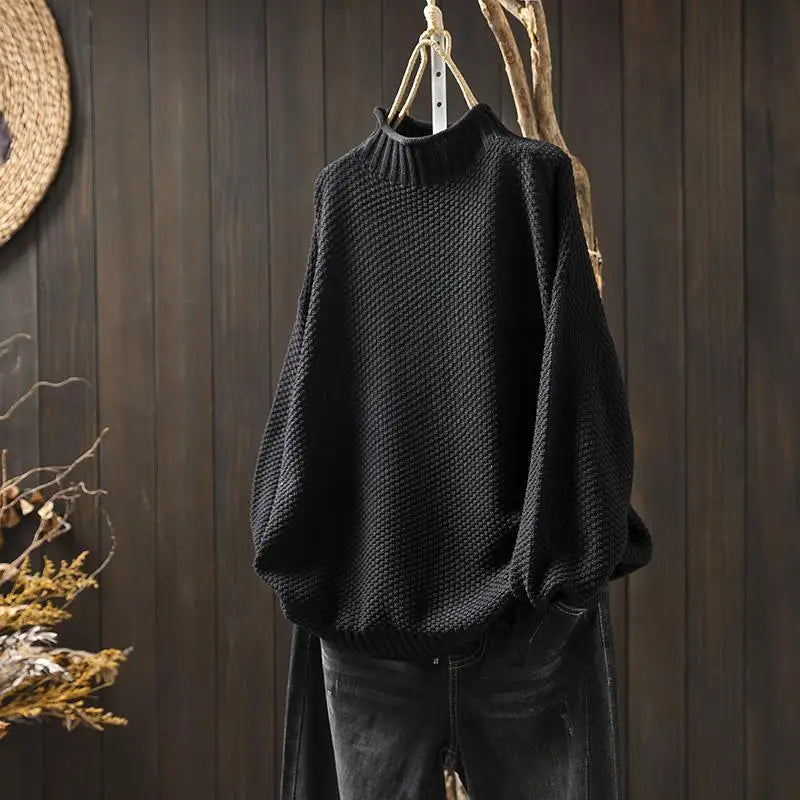 Élodie | Pull Ample en Maille Texturée