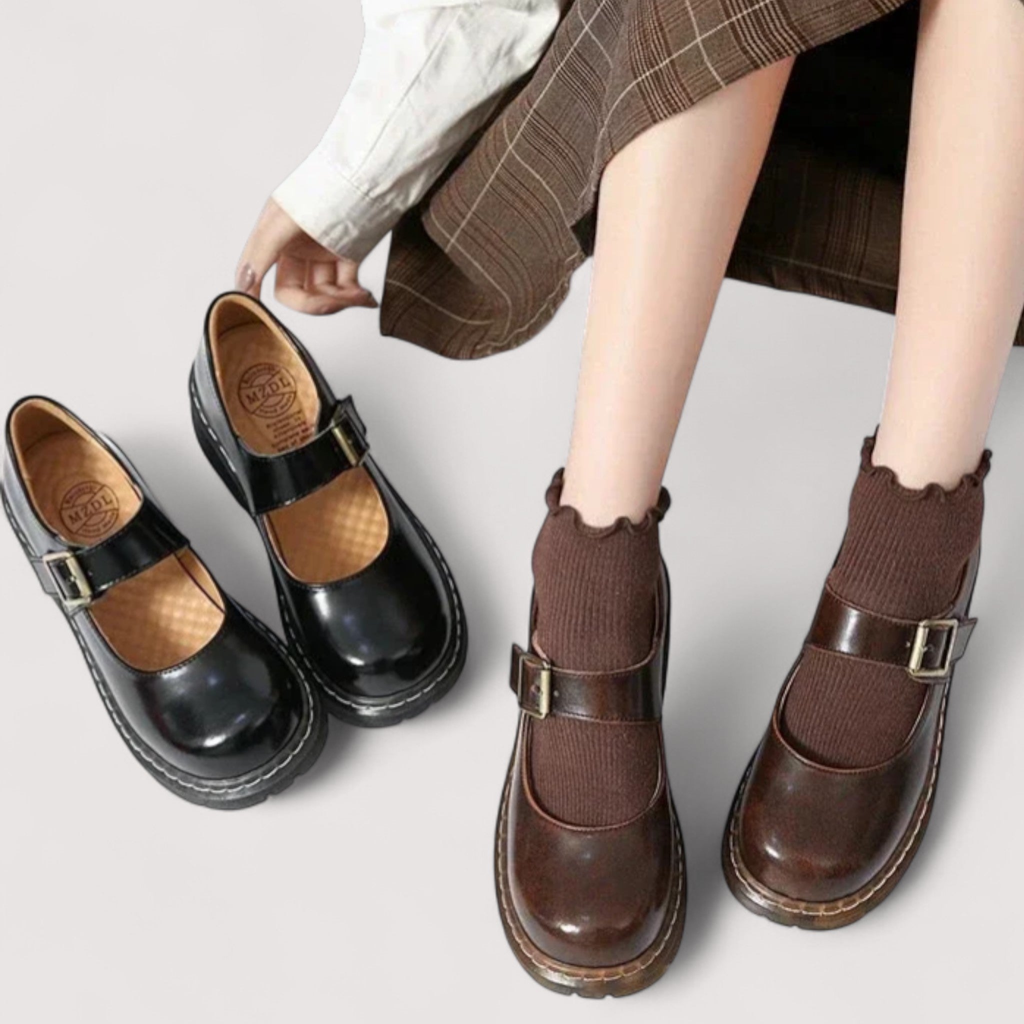 Luna | Sandales à Talon Confortable