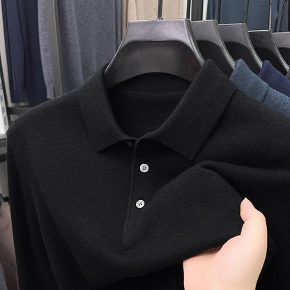 Mauro | Poloshirt met lange mouwen