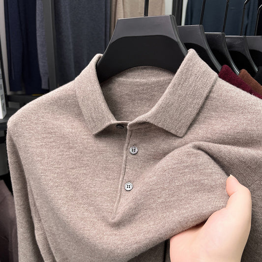 Mauro | Poloshirt met lange mouwen