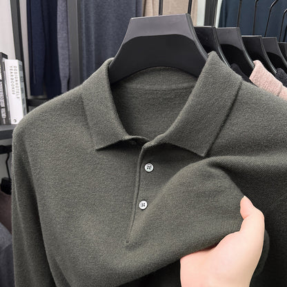 Mauro | Poloshirt met lange mouwen