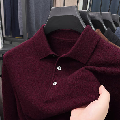 Mauro | Poloshirt met lange mouwen