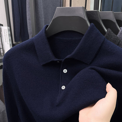 Mauro | Poloshirt met lange mouwen