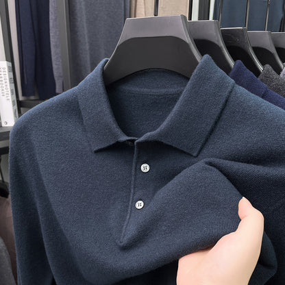 Mauro | Poloshirt met lange mouwen