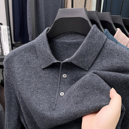 Mauro | Poloshirt met lange mouwen