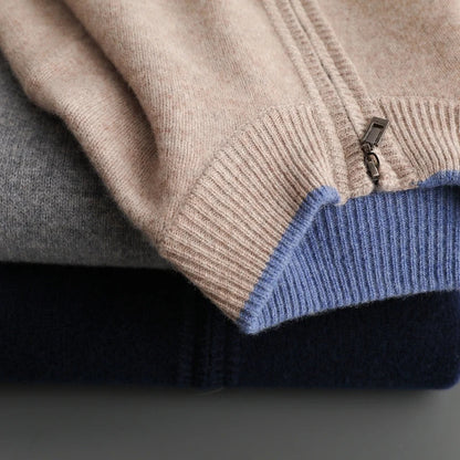 Oslo | Luxe Cashmere Zip Jacket