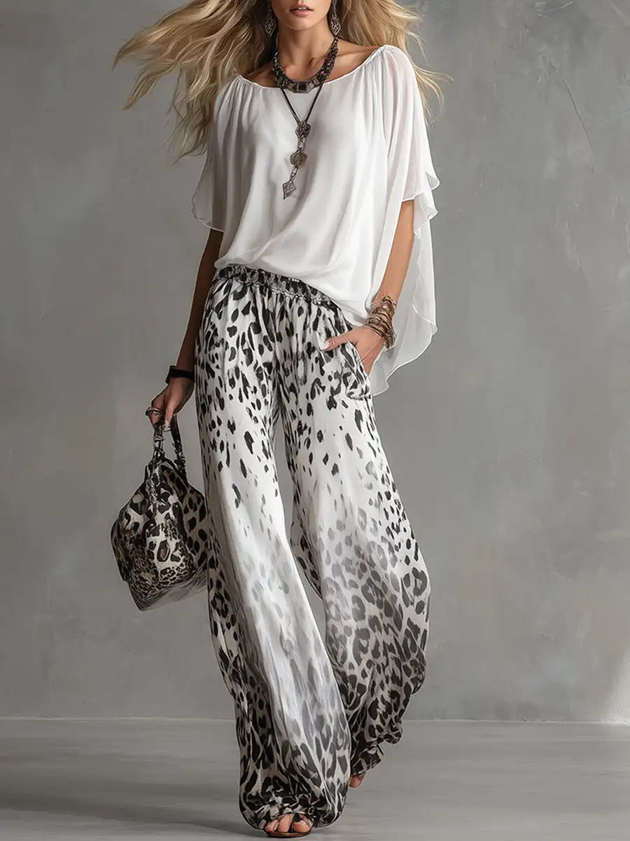 Élea | Ensemble élégant à pantalon large