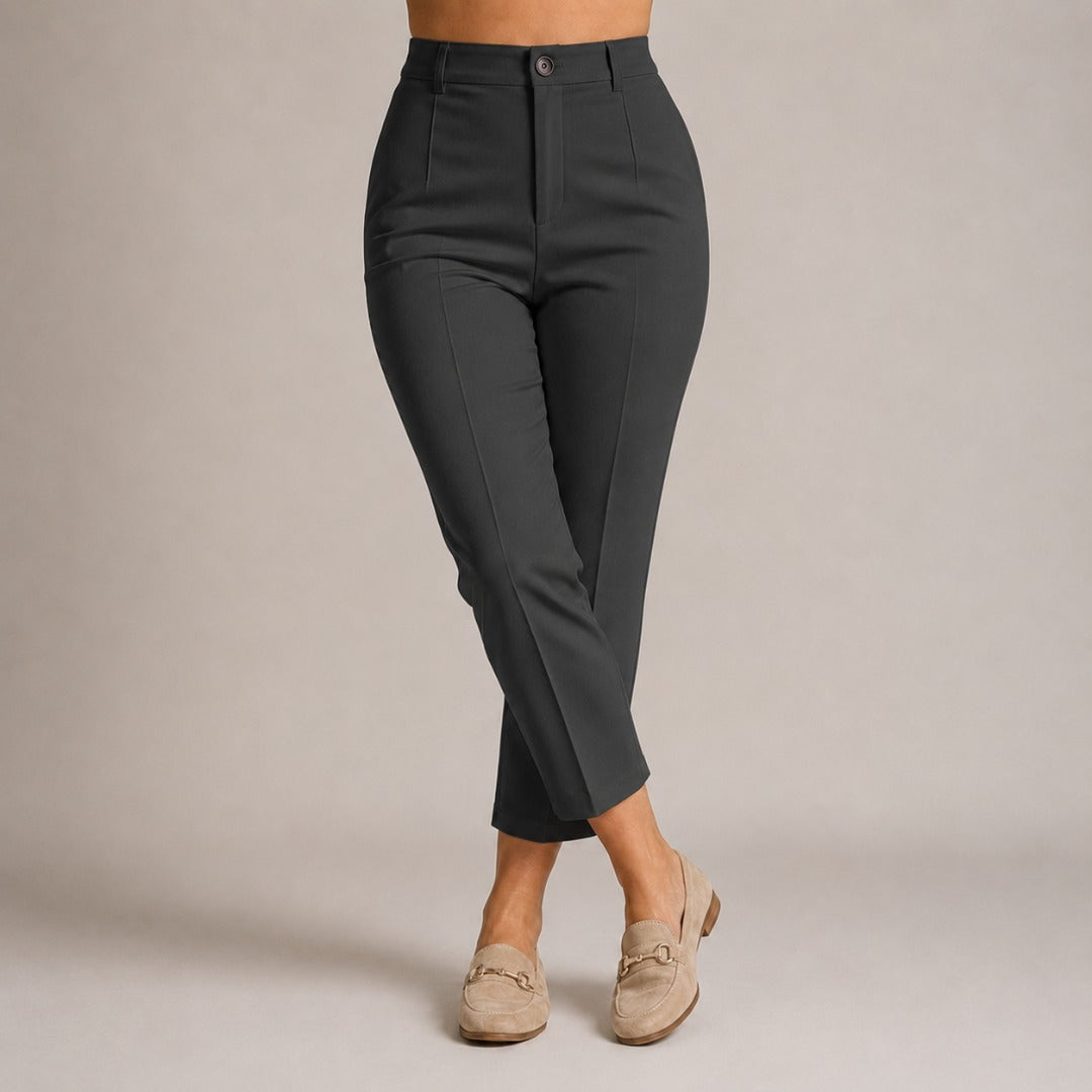Louisa | Pantalon Ajusté Taille Haute