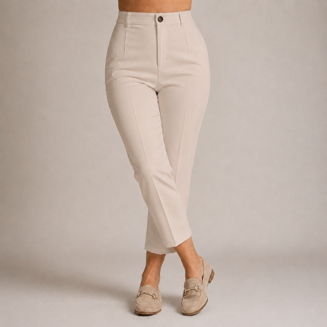 Louisa | Pantalon Ajusté Taille Haute