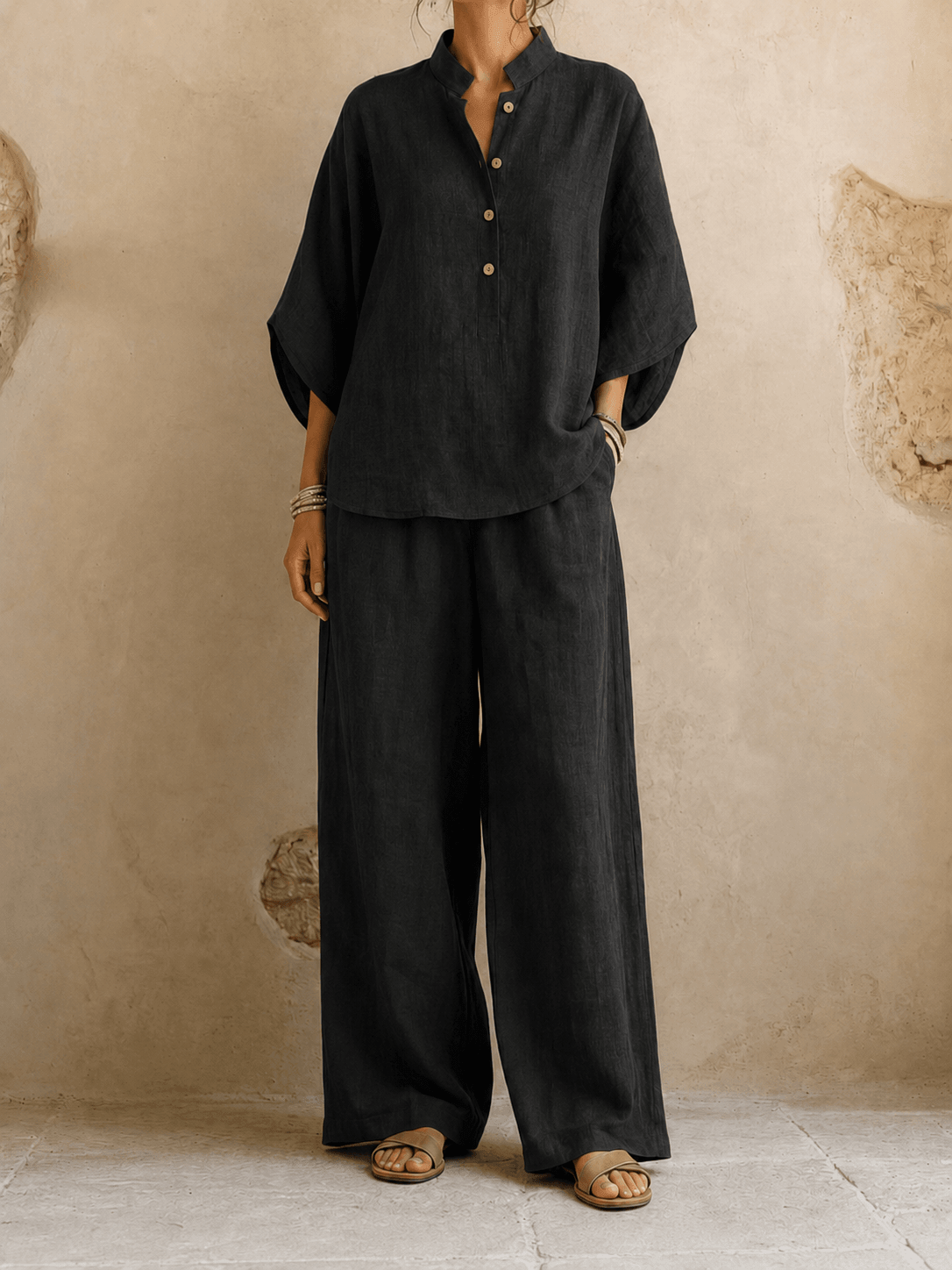 Maribel | Ensemble Fluide à Pantalon Large