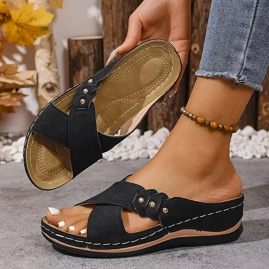 Anne | Sandales Confort Croisées